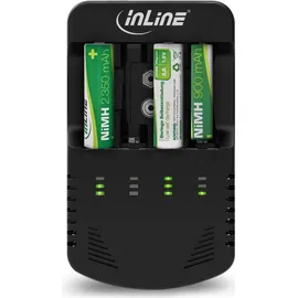 InLine Stecker-Ladegerät NiCd+NiMH AA und AAA