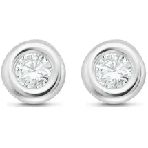 Christ Ohrstecker 87849651 Silber 375er Weißgold 2 Diamant