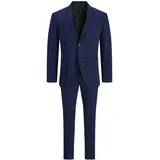 JACK & JONES Franco Anzug Medieval Blue / Super Slim Fit 50