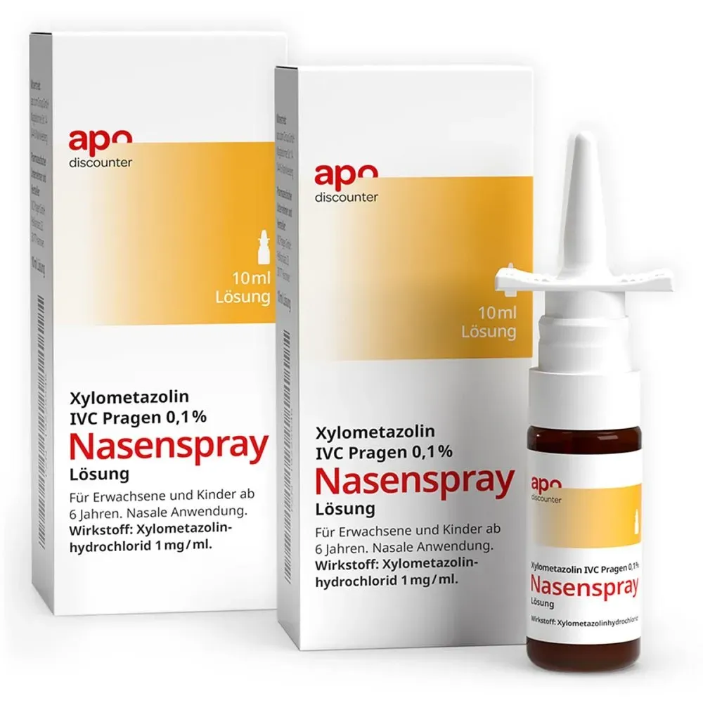 Xylometazolin 0,1 % Nasenspray von apodiscounter