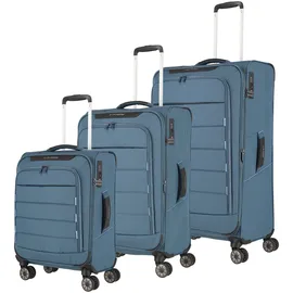Travelite Skaii Koffer-Set 3-tlg. panorama blue