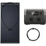 ECOFLOW River 2 0% MwSt §12 III UstG Max 512Wh Portable Powerstation mit 100W So...