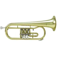 DIMAVERY Bb-Trompete FH-310 B-Flügelhorn, als Pump oder Drehventil erhältlich