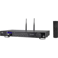 Renkforce RF-DAB-IR1702 Internet CD-Radio DAB+, FM, Internet CD, Bluetooth®, DLNA, WLAN, Internetradio Inkl. Fernbedienung Schwarz