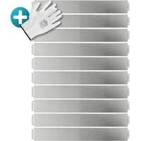 Gardebruk Beeteinfassung 50er-Set Silber