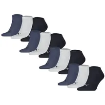 Puma Sneakersocken 12er Pack Blau/Grau 35-38