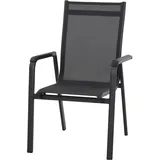 Siena Garden Tesoro Stapelsessel 67 x 62,5 x 97 cm anthrazit M29542