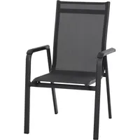 Siena Garden Tesoro Stapelsessel 67 x 62,5 x 97 cm anthrazit M29542