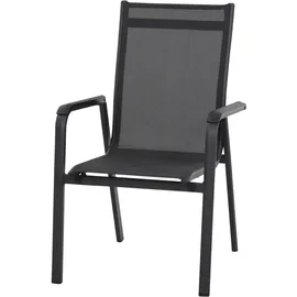 Siena Garden Tesoro Stapelsessel 67 x 62,5 x 97 cm anthrazit M29542