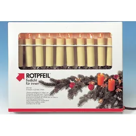 rotpfeil Lichterkette 30er Toplampen E10,klar, 8V/3W