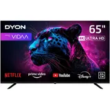 DYON Movie Smart 65 VX - 65 Zoll (164 cm) 4K UHD Smart TV mit Triple Tuner (DVB-C/-S2/-T2), App Store, Prime Video, Netflix, YouTube, DAZN, Disney+, waipu.tv, Hotelmodus