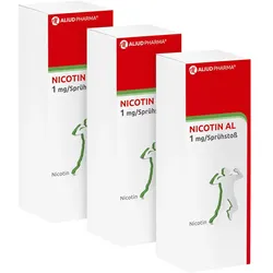 Nicotin AL 2+1 Packung 1 mg/ Sprühstoß 3 St