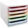 Exacompta Schubladenbox Big Box Plus 27,8 x 34,7 x 27,1 cm 5-tlg. mehrfarbig