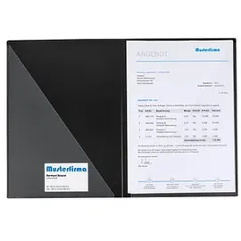 Veloflex Präsentationsmappe A4 Schwarz