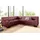 DOMO collection Ecksofa »Norma, moderne Armlehnen, zeitlos und elegant, L-Form«, wahlweise mit Bettfunktion rot