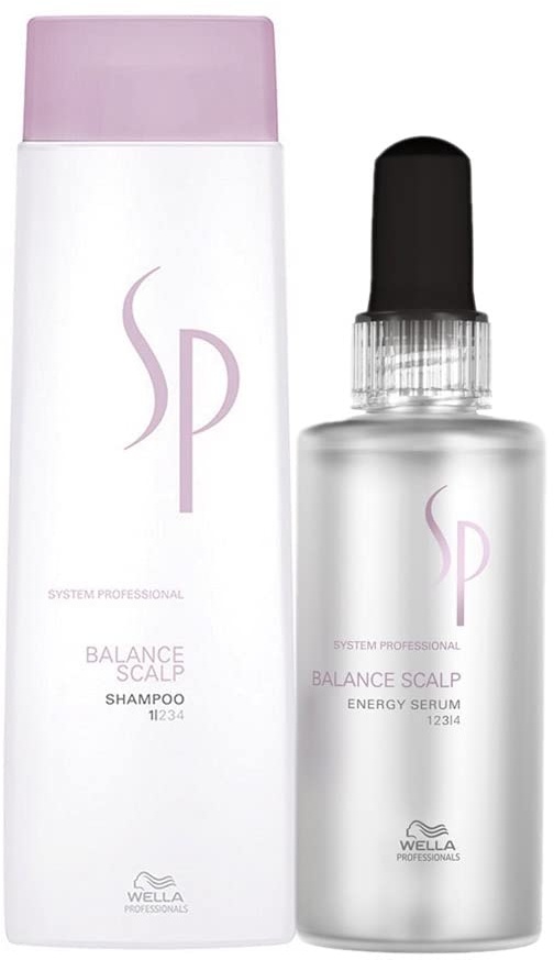 Wella SP Balance Scalp Shampoo 250ml Energy Serum 100ml