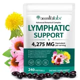 Lymphatic Support Softgels 240P, Unterstützung Des Lymphsystems Mit Echinacea Und Holunderbeere, Unterstützt Natürliche Stoffwechselprozesse, Reich An Antioxidantien Und Nährstoffen