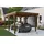 SKANHOLZ Carport Grunewald 3,21 x 5,54 m nussbaum mit Aluminiumdach