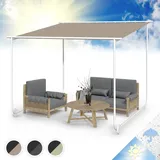 Blumfeldt Pergola 3 x 3 m Grau/Schwarz