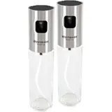 Westmark Essig- und Ölsprüher Set 100 ml Edelstahl Glas