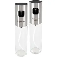 Westmark Essig- und Ölsprüher Set 100 ml Edelstahl Glas