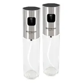 Westmark Essig- und Ölsprüher Set 100 ml Edelstahl Glas