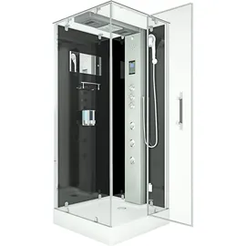 AcquaVapore AquaVapore Dampfdusche Duschtempel Sauna Dusche Duschkabine D38-03R3 80x80 cm