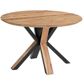 möbelliebling Runder Esszimmertisch 105 x 77 cm Akazie naturfarben