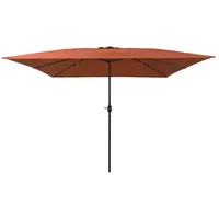 VidaXL Sonnenschirm Quadratisch 295x245 cm Terrakottarot