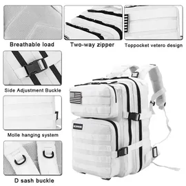 elitrainx Elitex Training 25l Tactical Rucksack Weiß