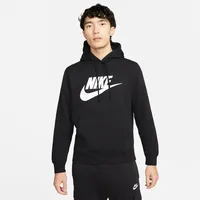 Nike Sportswear Club Fleece Hoodie Herren 010 black/black/white XL