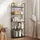 Homcom Bücherregal 60 x 30 x 170,5 cm Schwarz