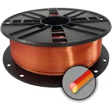 Ampertec 3D-Filament Seiden-PLA Magic rot+gold mit Perlglanz 1.75mm 1000g Spule