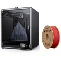 Creality K1 Max 3D-Drucker mit eingebauter Kamera+Creality 1KG 1.75mm Hochgeschwindigkeits PLA Filament(600mm/s)--Rot