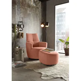 Set One by Musterring Relaxsessel »SO 1450«, (Set), mit Dreh- und Wippfunktion, inklusive Hocker