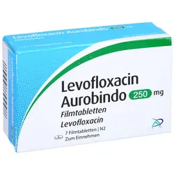 LEVOFLOXACIN Aurobindo 250 mg Filmtabletten 7 St