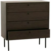 Mendler Kommode HWC-N78, Sideboard Schrank, 4 Schubladen, skandinavischer Stil