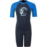 O'Neill Wetsuits Kinder Reactor Wetsuit, Slate/Sky/Ocean, 4