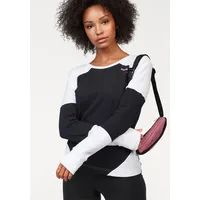 KANGAROOS Sweatshirt, im modischen Color-Blocking, Gr. 40/42 (M), schwarz-weiß, , 320171-40