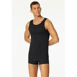 SCHIESSER UNCOVER by SCHIESSER Herren Unterhemden im Pack - Vorteilspack, Serie "Uncover", Rundhals Schwarz 2XL Pack