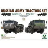 Takom TAK5003 - Russian Army Tractors KZKT-537L & MAZ537 mehrfarbig 1:72