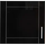 KOCHSTATION Hängeschrank »KS-Tinnum«, 60 cm breit, MDF-Fronten, Metallgriff, schwarz