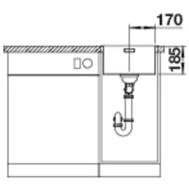Blanco SOLIS 340-IF CNS 31⁄2 BF m.CF o.AF
