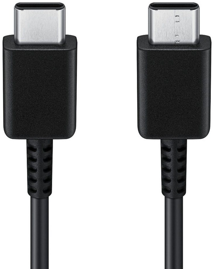 IK-Handelsgruppe Ladekabel für Samsung, Smartphone-Kabel, USB-C, USB-C, Schnellladefunktion, Kabellänge 1 Meter schwarz