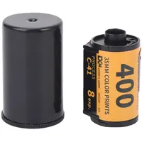 Black and White 35mm Film, Color Negative Film ISO 320-400,Camera Color Film ISO 320‐400 35mm Fine Grain Wide Exposure Latitude HD Camera Color Negative Film for 135 Camera (8 Sheet)