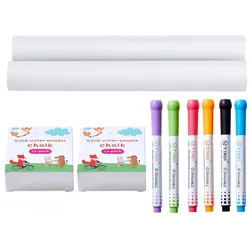 VEVOR Staffelei-Zubehör-Set, Kreide & Marker & Papierrollen, 32-teilig, für Standstaffelei