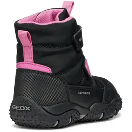GEOX B Baltic Girl B ABX Klettstiefel Schwarz/Fuchsia 25