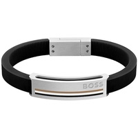 Boss Armband »Schmuck Edelstahl Armschmuck Silikonarmband für Herren Kollektion SARKIS A - 1580364M