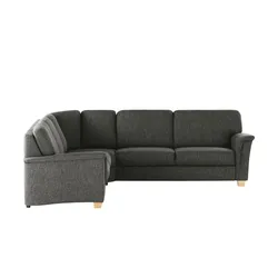 smart Ecksofa  Valencia ¦ schwarz ¦ Maße (cm): B: 271 H: 90 T: 242