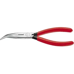 Flachrundzange KNIPEX gewinkelte Backen 40° Länge 200mm (poliert, mit Kunststoff überzogen)